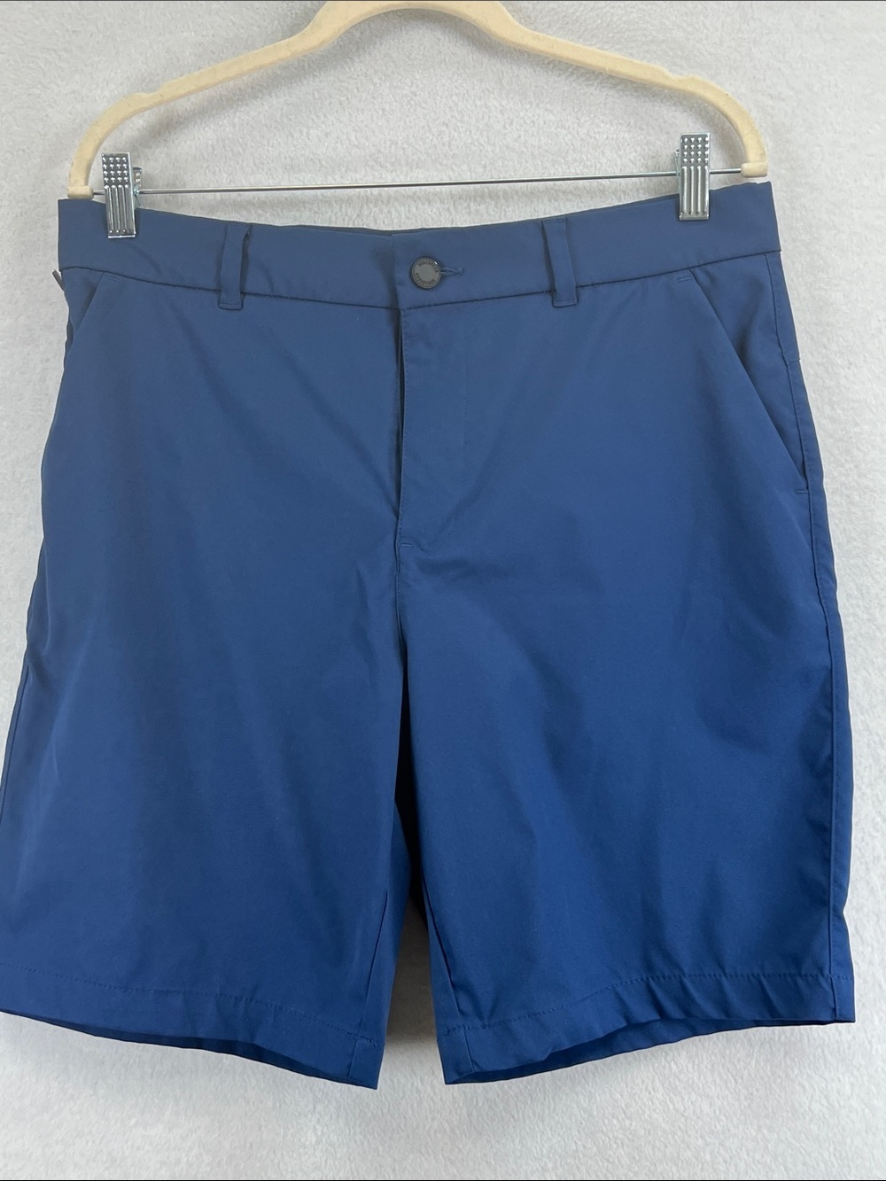 32 Degrees Cool Men's Flat Front Casual Shorts in Blue Sz 32 Like New